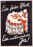 Propagandaplakat zum »Anschluss« Österreichs