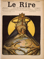 Zeitschrift »Le Rire« mit Titelillustration über die Gefahr der jüdischen Weltherrschaft
