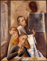 Felix Nussbaum: Dreierporträt, 1944