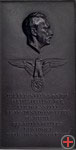 Arno Breker, Portrait of Adolf Hitler, Reliefplatte, Berlin, 9.1.1939, DHM
