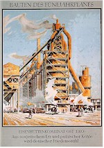 Plakat zum ersten Fünfjahresplan der DDR, 1952