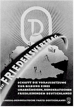 Plakat der Liberal-Demokratischen Partei Deutschlands, 1952
