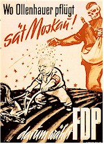 Plakat der FDP zur Bundestagswahl, 1953