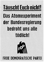 Plakat der FDP, 1959