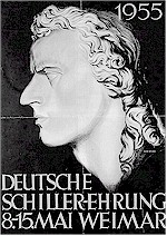 Plakat zum Schiller-Gedenkjahr der DDR