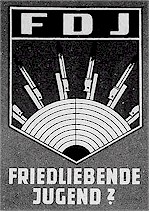 Verballhorntes FDJ-Emblem aus der "Tarantel"