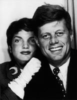 Automatenbild von Jack und Jackie Kennedy, 1954
