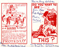Antikatholisches Pamphlet gegen Kennedy "Wollen Sie so etwas sehen?", 1960