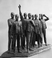 Fritz Cremer - Erster Entwurf zum Buchenwald-Denkmal, 1952