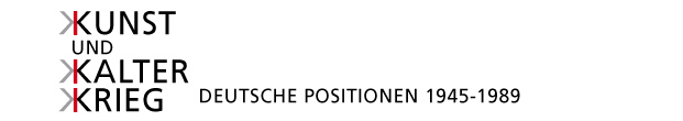 Ausstellungslogo - Kunst und Kalter Krieg. Deutsche Positionen 1945-1989