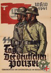 »WHW 1941/Tag der deutschen Polizei«, Propagandaplakat für die Polizei, 1941, Berlin, Deutsches Historisches Museum,Foto: DHM