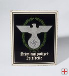 Amtsschild »Kriminalpolizei-Leitstelle«, Berlin, zwischen 1936 und 1945, Polizeihistorische, Sammlung beim Polizeipräsidenten in Berlin, Foto: DHM