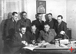 Mitarbeiter der Kriminalpolizei im Ghetto Litzmannstadt, Lodz, zwischen 1940 und 1944, Warschau, Żydowski Instytut Historyczny
