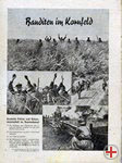 »Banditen im Kornfeld. Deutsche Polizei und Schutzmannschaft im Bandenkampf«, Propagandabericht über den Partisanenkrieg in den besetzten Gebieten der Sowjetunion / in: »Die Deutsche Polizei«, 11. Jg., Nr. 17, 1. September 1943