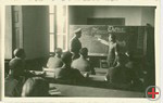Fachunterricht in der Polizeischule im westfälischen Rheda, Rheda 1946, Münster, Deutsche Hochschule der Polizei – Polizeigeschichtliche Sammlung, Foto: DHM