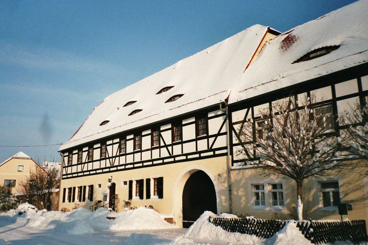 Pfarrhaus des Pfarrers Matthias Spindler in Ebersbach bei Gro�enhain in Sachsen, Foto: Matthias Spindler