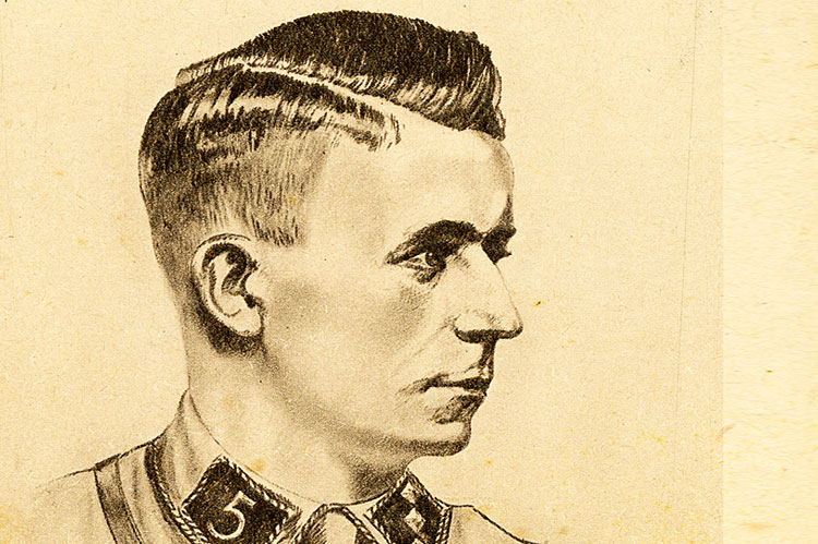 Horst Wessel, Postkarte, Entwerfer Hanns Reindl,  1933/34,  © Deutsches Historisches Museum
