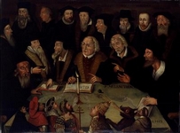 Luther im Kreise von Reformatoren