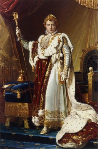 Napoleon I as Emperor of the French in coronation regalia