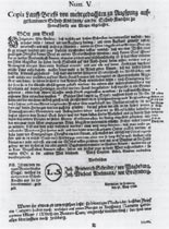 Aus einer Aktensammlung über den Aufstand der Augsburger
                Schuhknechte, 1726-1729