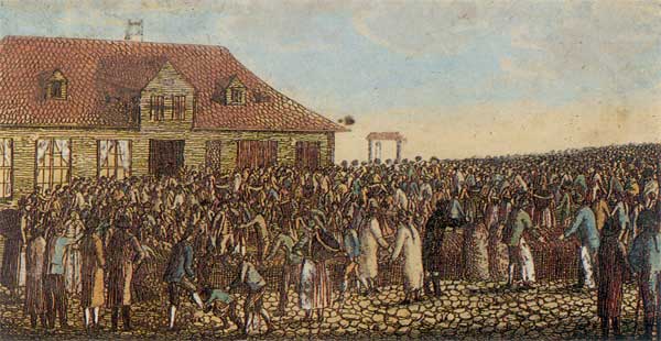 Der Obstverkauf in Nürnberg 1793