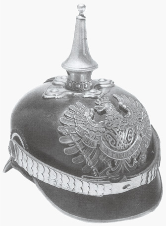 Helm für Offiziere der Berliner Schutzmannschaft