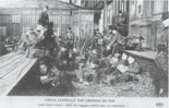 Soldaten im Gare Saint-Lazare