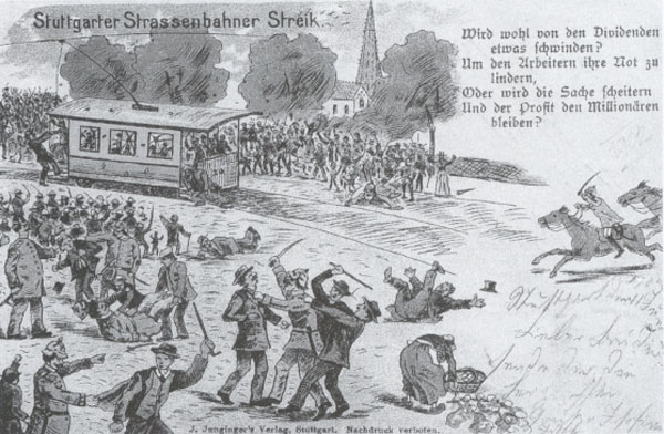 Streik der Stuttgarter Straßenbahner, 1902