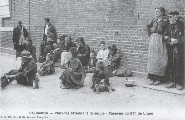 Armenspeisung in St. Quentin, 1911