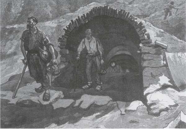 Bergarbeiter in Décazeville, 1884