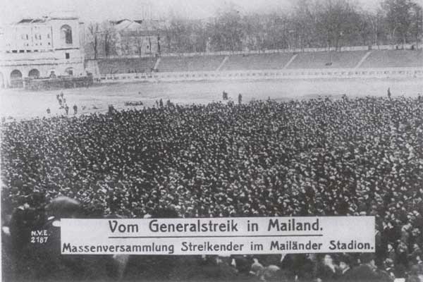 Generalstreik in Mailand