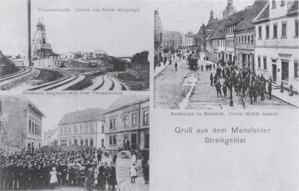 Gruß aus dem Mansfelder Streikgebiet