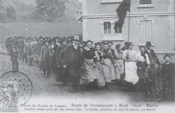 Streik im Kohlebecken von Longwy, 1906