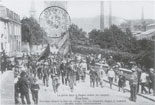 Streik im Kohlebecken von Longwy,
                1906