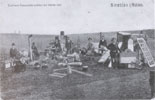 Exmittierte Steinarbeiter in Strehlen, 1907