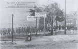 Streik in den Bergmannswerken in
                Bodenbach