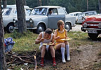 Urlauber auf Rgen 1974