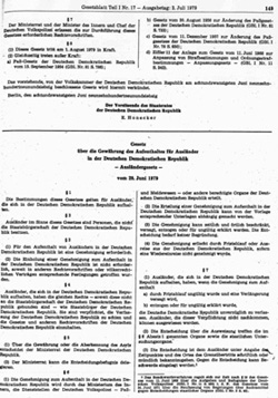 Gesetzblatt der Deutschen Demokratischen Republik