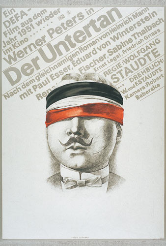 vergrößertes Plakat Der Untertan, 1975