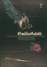 Plakat Emilia Galotti