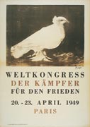 Plakat Weltkongress der Kämpfer für den Frieden 1949