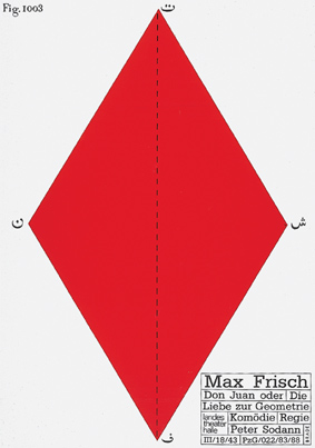 vergrößertes Plakat Don Juan oder Die Liebe zur Geometrie
