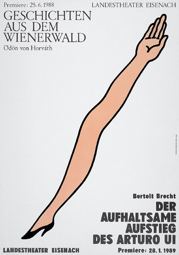 vergrößertes Plakat Geschichten aus dem Wienerwald/Der aufhaltsame Aufstieg des Arturo Ui