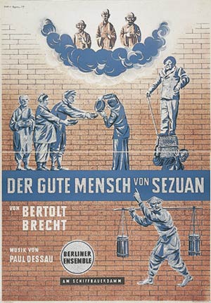 vergrößertes Plakat Der gute Mensch von Sezuan von Karl von Appen