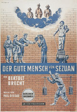 Plakat Der gute Mensch von Sezuan von Karl von Appen