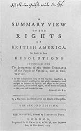 view pamphlet by Thomas Jefferson