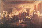 zu Trumbull's Unterzeichnung der Unabhängigkeitserklärung