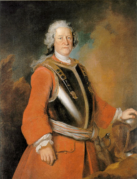 Jean de Bodts, Louis de Silvestre (Maler) 1729, Öl/Lw.