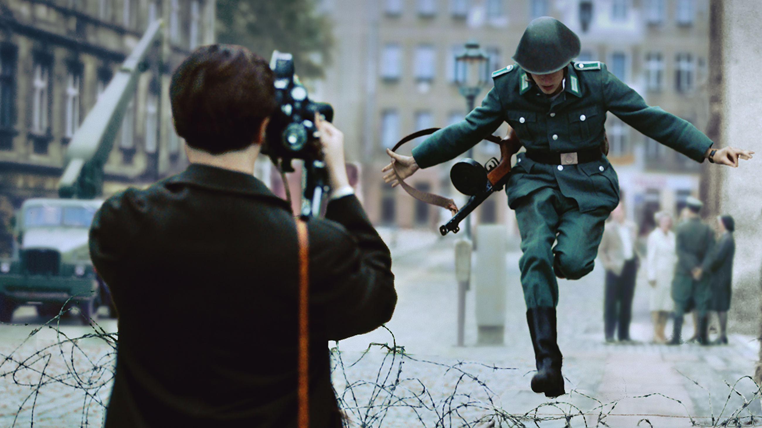 Standbild aus „DER SPRUNG - 1961“ 2020 ©Boris Hars-Tschachotin DER SPRUNG – 1961 (Standfoto), 2020 © Boris Hars-Tschachotin