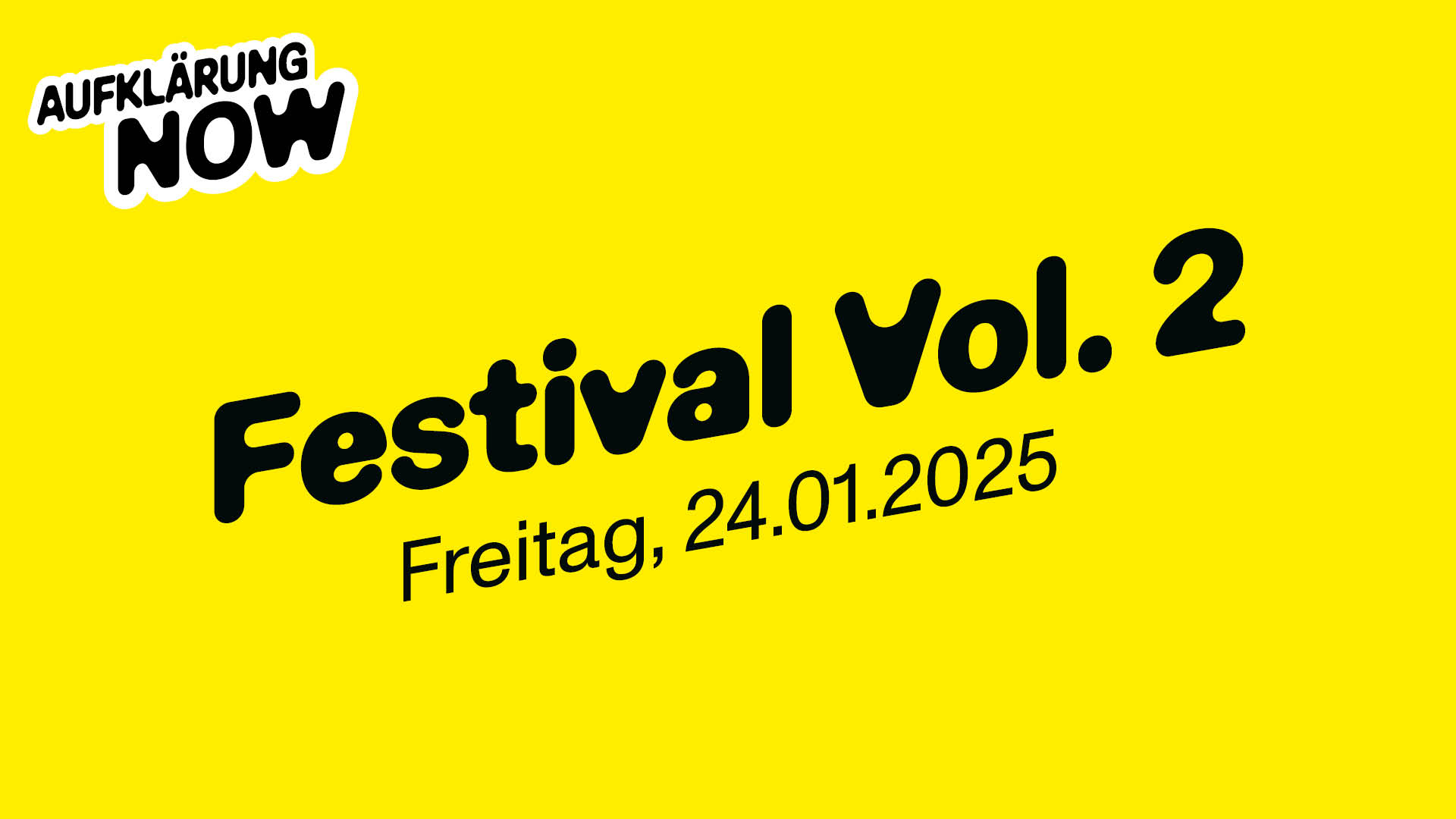 Aufklärung NOW Festival Vol. 2 Aufklärung NOW Festival Vol. 2